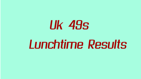 Uk49s Lunchtime Results: Thursday 8 December 2022