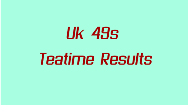 Uk49s Teatime Results: Thursday 11 August 2022
